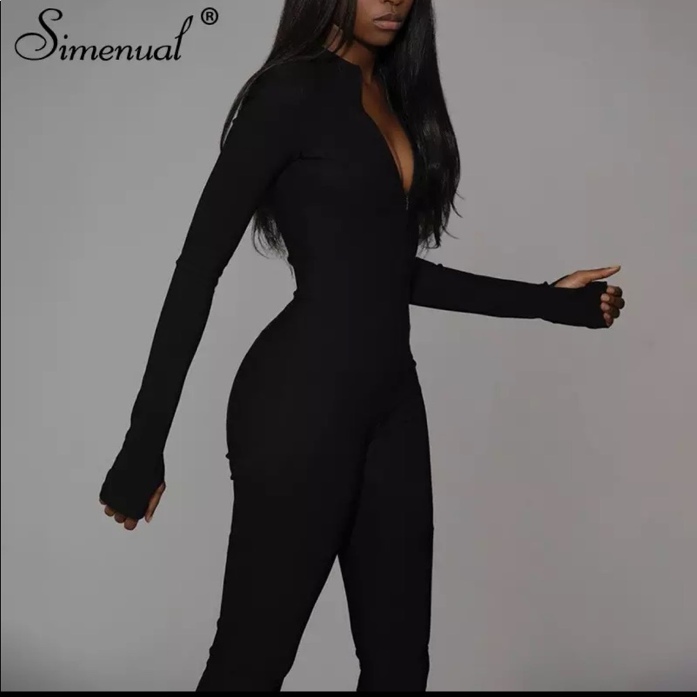 *NWT Black Long Sleeve Jumpsuit